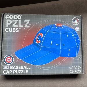FOCO PZLZ Cubs 3D Baseball Cap Puzzle - Blue